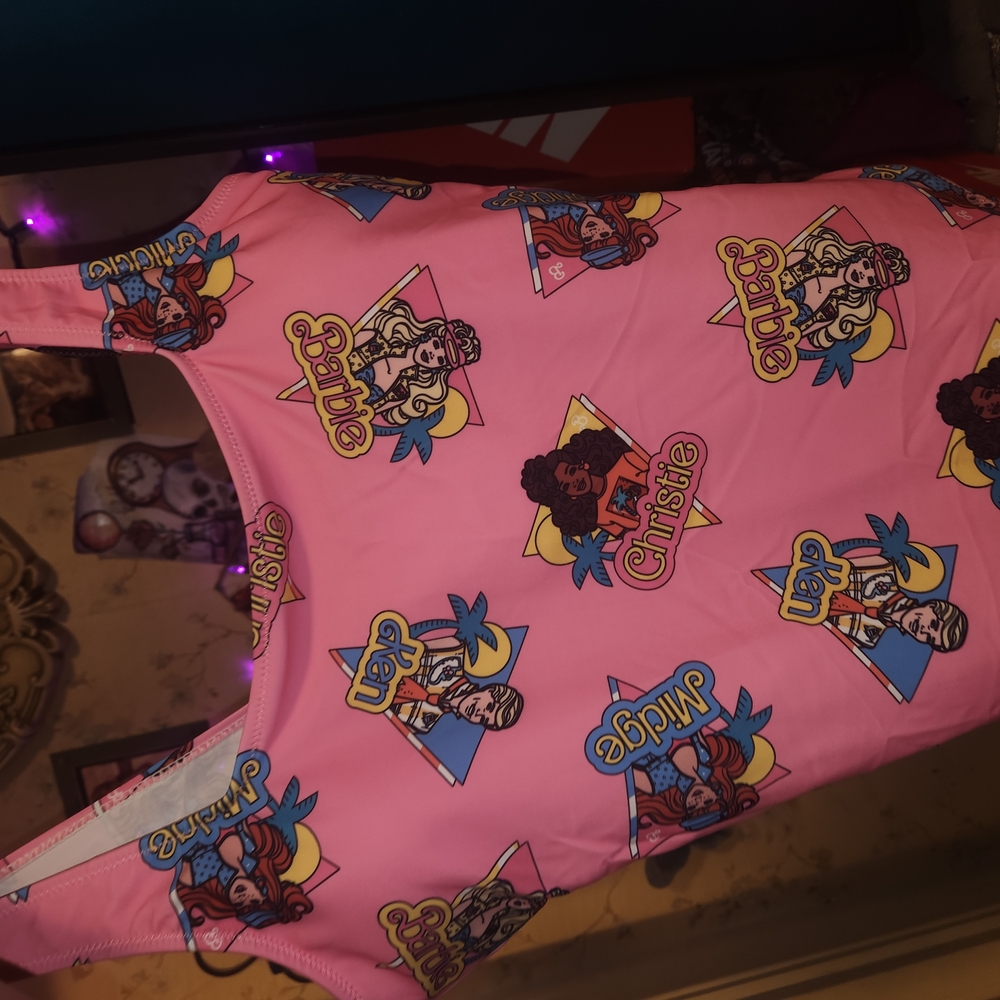 Barbie Pink One Piece Swimsuit